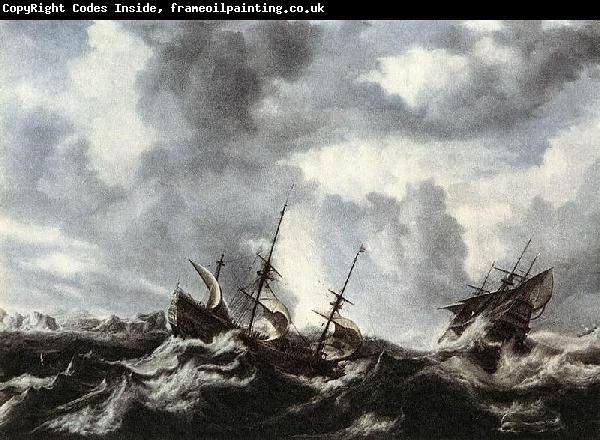 Bonaventura Peeters Storm on the Sea